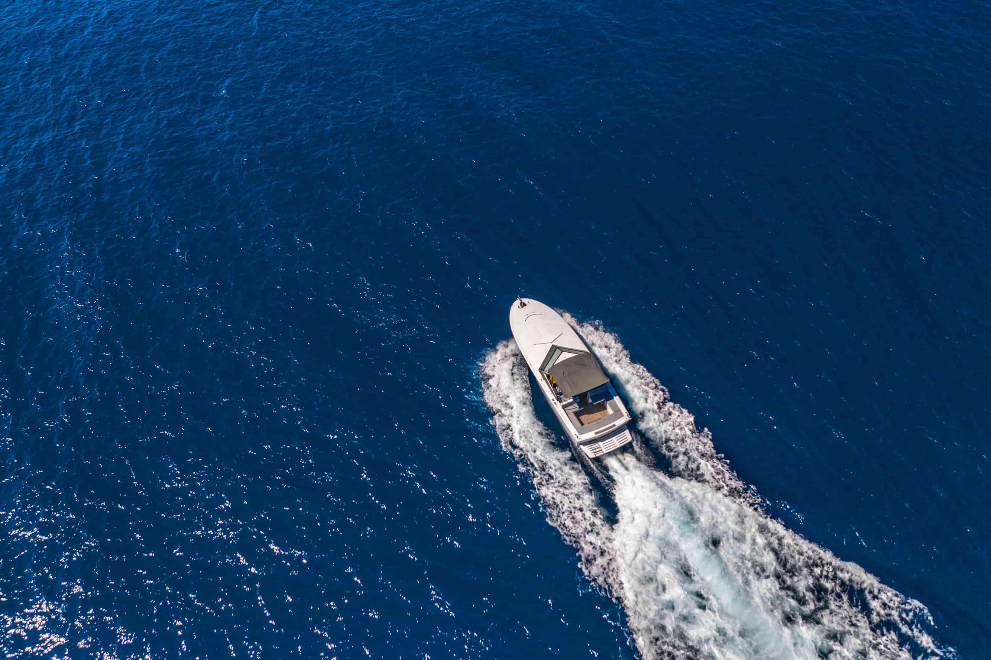 Modern speedboat for private tour
