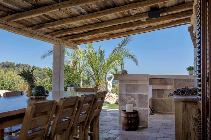 Villa entrance view