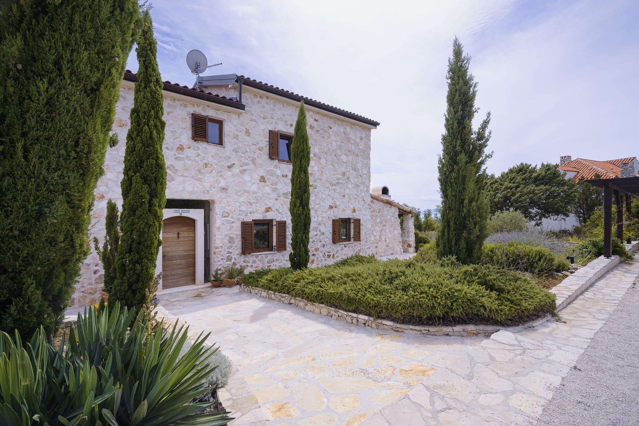 Villa Hvar Aerial View
