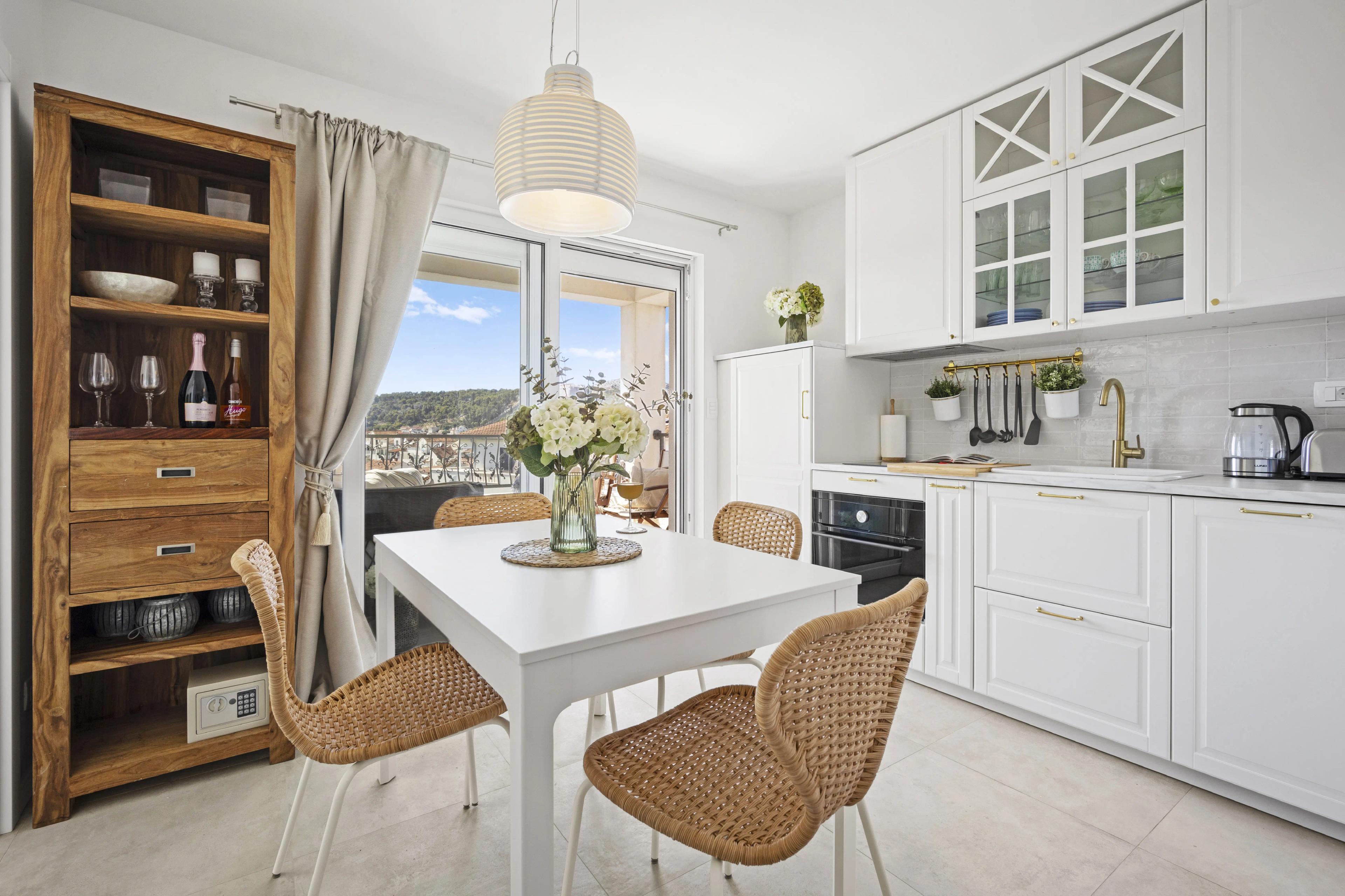 Hvar stunning seaview retreat with terrace apartment - Image 3