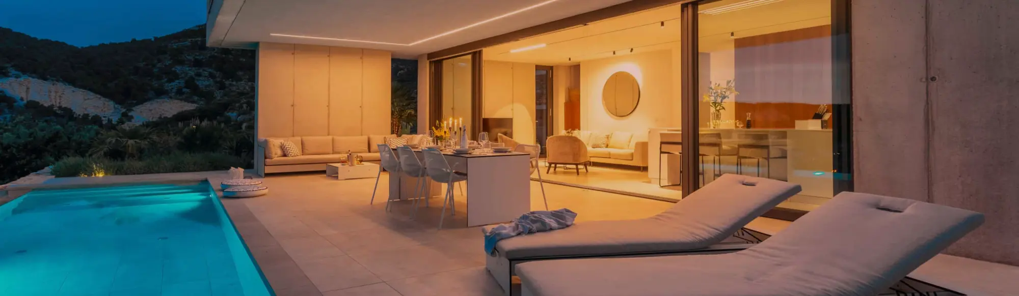 A picturesque view of a vacation spot